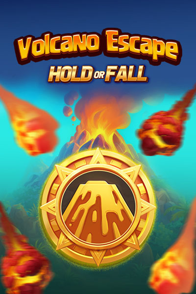 Volcano Escape: Hold or Fall